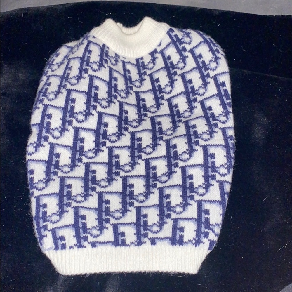 Dior dog sweater